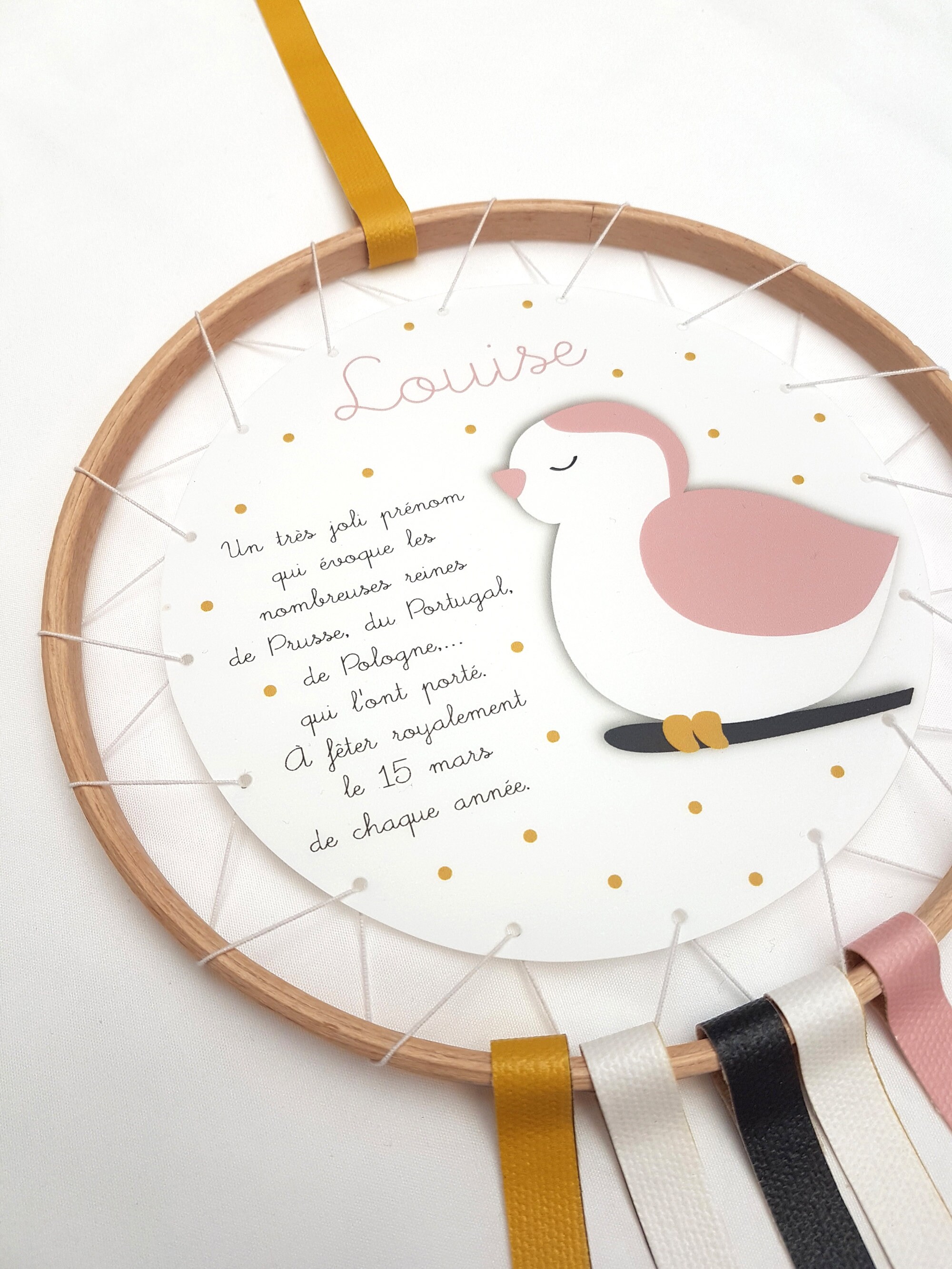 Attrape-Rêves Personnalisé Oiseau Design