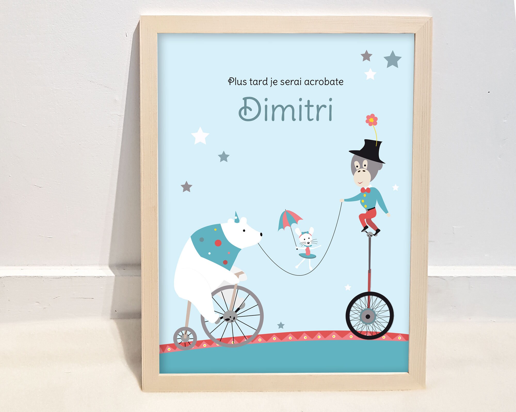 Affiche Personnalisable sur Le Thème Du Cirque