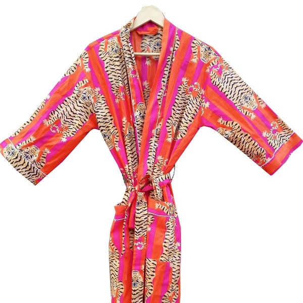 100% Cotton kimono Robes, Pure cotton Kimono, Cotton Kimono, Festival Clothing, Kimono Kaftan, Oriental Kimono, Women's robes