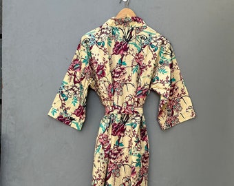 Best Seller 100% Cotton kimono Robes, Pure cotton Kimono, Cotton Kimono, Festival Clothing, Kimono Kaftan, Oriental Kimono, Women's robes