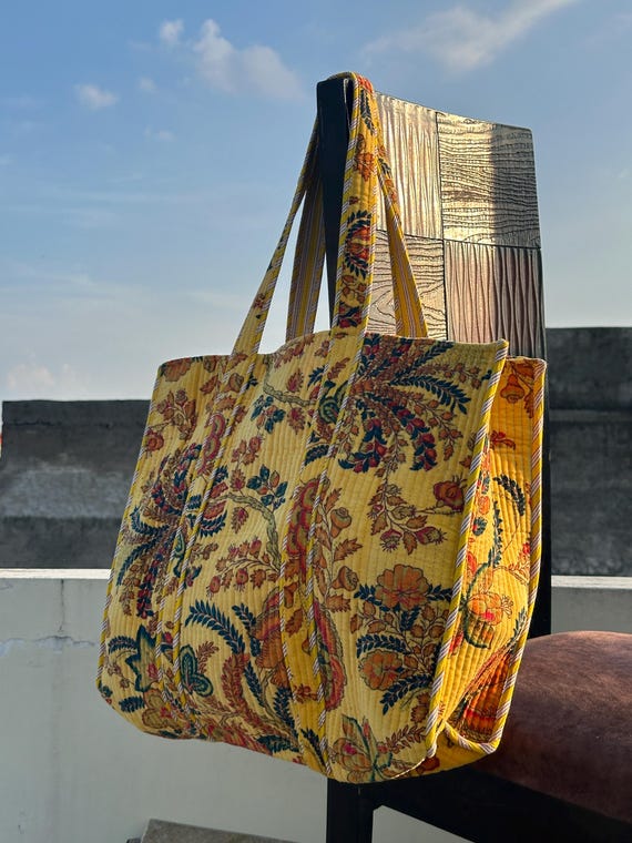 花柄キルティングトートバッグ 【公式通販】