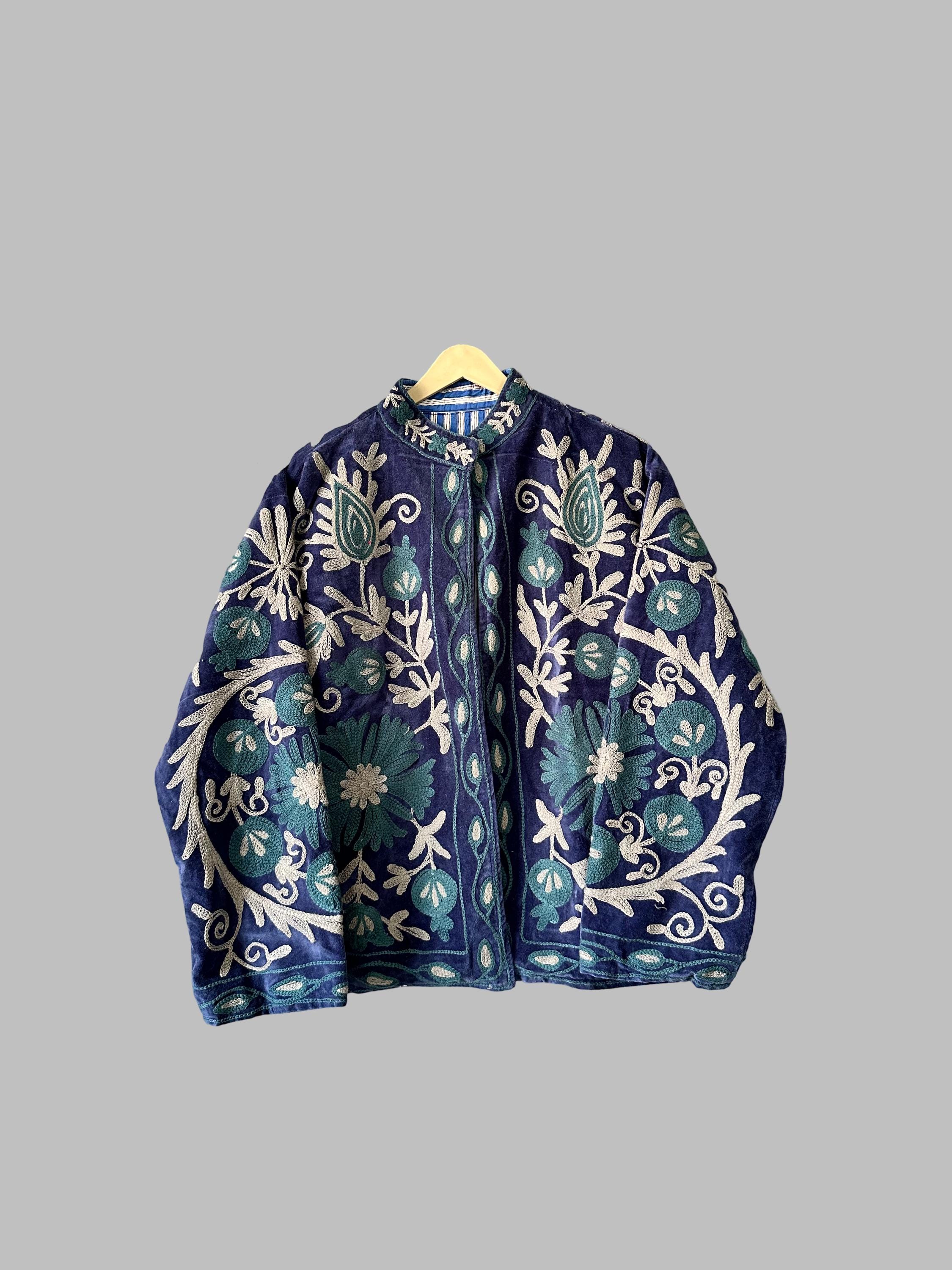 White velvet coat Italia