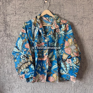 Floral Cotton Pajama Set: Double Gauze Loungewear