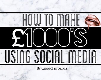 How to make 1000s using Social Media