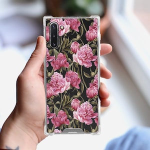 Peonies Case For Samsung S24 S23 Ultra Galaxy A03S For Samsung A53 Case For Samsung A15 Galaxy A14 Vintage Flowers For Samsung S23 FE U253