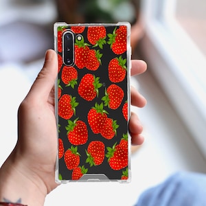 Strawberries Case For Samsung A14 A54 Galaxy S24 Galaxy A15 5G Galaxy A03S Case For Galaxy S23 FE Summer For Samsung A51 Samsung S21 FE A578