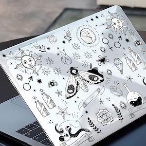 Esoteric Case For MacBook Pro Mystic MacBook Air M3 2024 Retina 11&quot; 12&quot; 16&quot; Alchemy Case For MacBook Pro 13 MB109