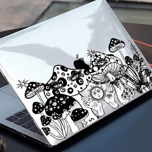 Mushrooms Case For MacBook Air M3 2024 Esoteric MacBook Touch Bar 11&quot; 12&quot; 15&quot; Mystic Case Fits MacBook Pro 16 MB340