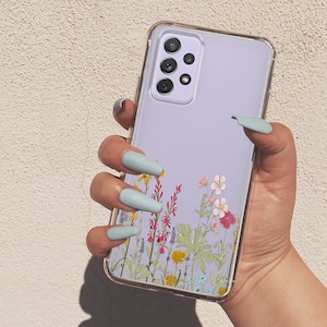 Aesthetic Case For Samsung A32 5G Samsung S23 Galaxy A53 Cute Floral Case For Galaxy A10e Fits Galaxy A12 A03S Flowers For Samsung a42 A1121