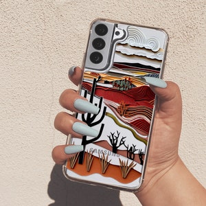 Modern Terracotta Case For Samsung A54 Nature Galaxy A32 5G Galaxy S24 Case Galaxy S23 FE For Galaxy s22 Case For S21 FE Samsung A25 5G U510