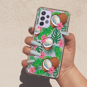 Tropical Case For Samsung A52 5G Galaxy S23 For Galaxy A03s Clear Case For Samsung a32 For Galaxy A14 Summer Case For Samsung a42 U392