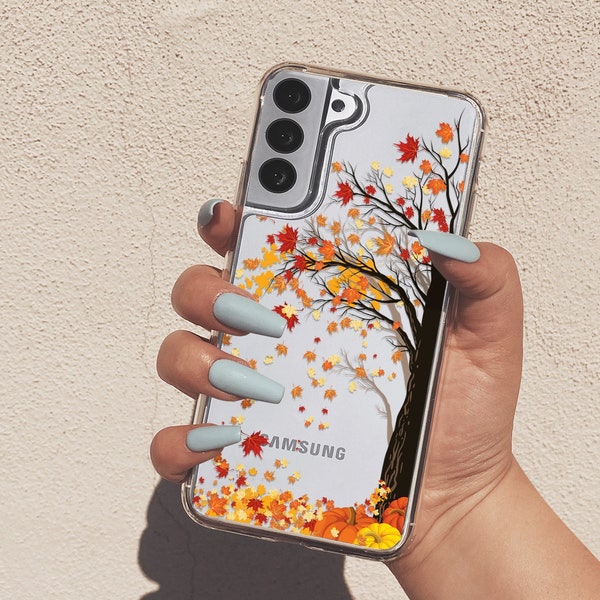 Autumn Case For Samsung S22 Ultra S23 Fall For Galaxy S24 Case Foliage Leaves For Galaxy A71 5G Case For Galaxy A32 A52 For Samsung S21 J8