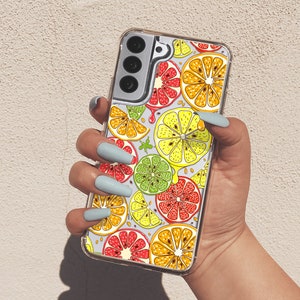 Oranges Case For Samsung A32 5G For Galaxy A52 Galaxy A03S Summer Case For Samsung A12 A21 Case Lemons For Samsung A14 Samsung S23 Ultra T23