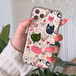 Funny Cats Case For Google 9 Pro Pixel 6A Pixel 5a 5G Kittens Case for Google 8A Pixel 7 Pro Protective Case Fits Pixel 6 MB341