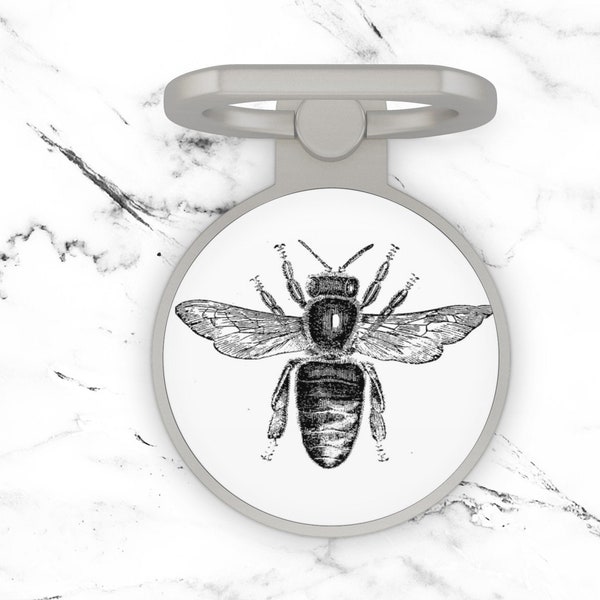 Phone Holder For iPhone Ring Stand Black Honey Bee Phone Holder  Ring Holder Ring Grip iPhone Ring Case Finger Ring Bumblebee A665