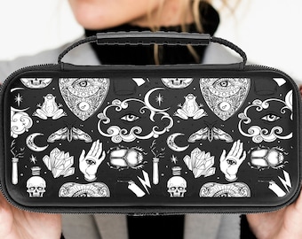 Mystic Switch Case Compatible with Nintendo Lite / Switch OLED Protective Bag 20 Games Slots Esoteric Pouch For Switch Accessories MB336