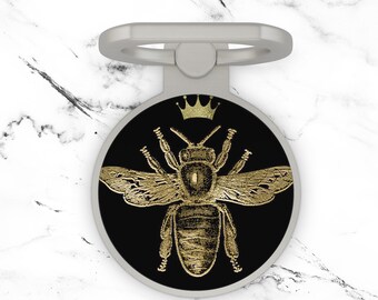 Phone Holder for iPhone Ring Stand Gold Honey Bee Phone Holder for