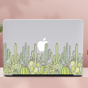 Cacti Case For MacBook Pro Clear Cactus MacBook Air 13 M3 2024 Retina 11&quot; 12&quot; 15&quot; Flowers MacBook Pro MB168