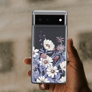 Daises Flowers Case For Google Pixel 8 Pro Pixel 6A Pixel 5a 5G Case for Google 9 XL Pixel 7A Protective Case Fits Pixel 6 U340