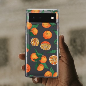 Oranges Case For Google Pixel 9 XL Pixel 6A Pixel 5a 5G Cute Fruits Case for Google 4 XL Pixel 7 Pro Summer Case Fits Pixel 8 mb322