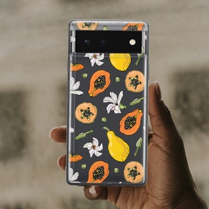Exotic Case For Pixel 8 Pro Pixel 5a 5G Clear Case for Google 9 XL Pixel 7A Fruits Case Fits Pixel 6 Pro U523