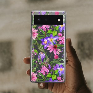 Spring Flowers Case For Google 9 Pro Pixel 7A Pixel 5a 5G Floral Case for Google 8A Pixel 6A Case Fit Pixel 6 Pro U504