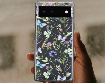 Étui à fleurs de printemps pour Pixel 8 Pro Google Pixel 6A Pixel 5a Étui floral pour Google 4A Pixel 7 Pro Étui de protection pour Pixel 7A u398