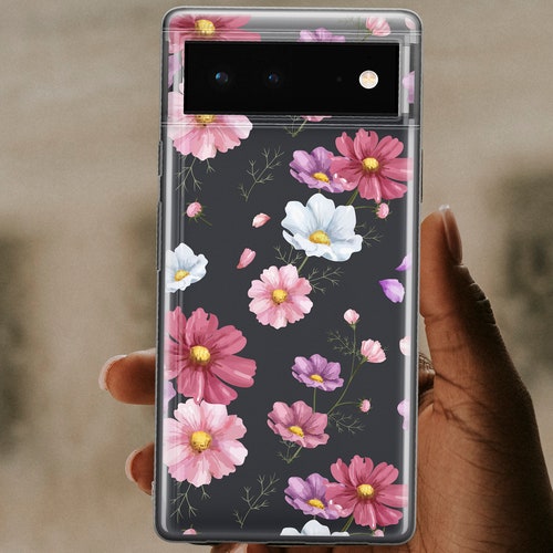 Flowers Case for Google Pixel 6A Pixel 5a 5G Cute Case for Etsy