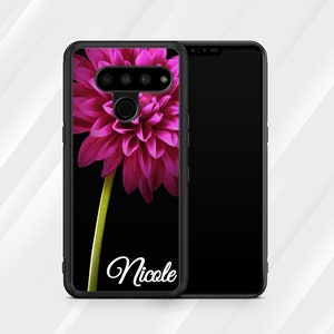 Personalized Case For LG V60 Thin Case Custom Name lg k50 Case Initials lg k40 Case Gift lg k50 Case lg G8 Case lg G8x Case Flowers A239