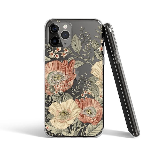 Aesthetic Flowers Case For iPhone 14 Pro iPhone 15 Xs Max Case iPhone 13 Mini Case iPhone 12 Pro Max Case Vintage iPhone 11 Pro U298