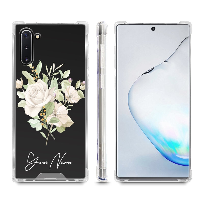 Flowers Personalized iPhone 12 Case Roses Name iPhone 12 Pro Case 12 Mini Case Roses iPhone XS Max Case iPhone 11 Case 11 Pro Case U159