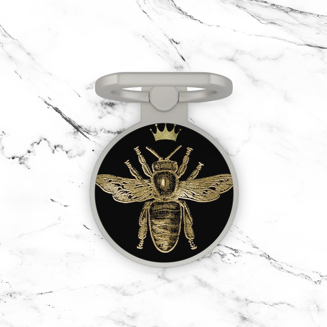 Phone Holder for iPhone Ring Stand Gold Honey Bee Phone Holder for