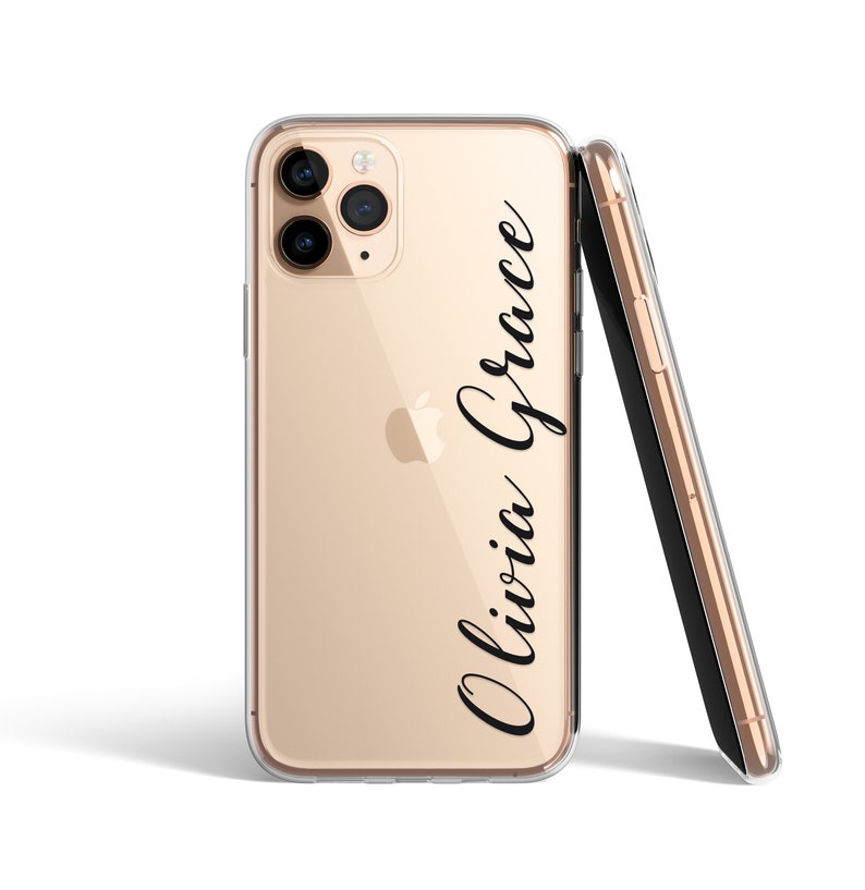 Personalized iPhone 12 Case Poppy Flowers Name 12 Mini Case iPhone XR Case iPhone SE Case Handwriting iPhone XS Max Case 11 Pro Case U229