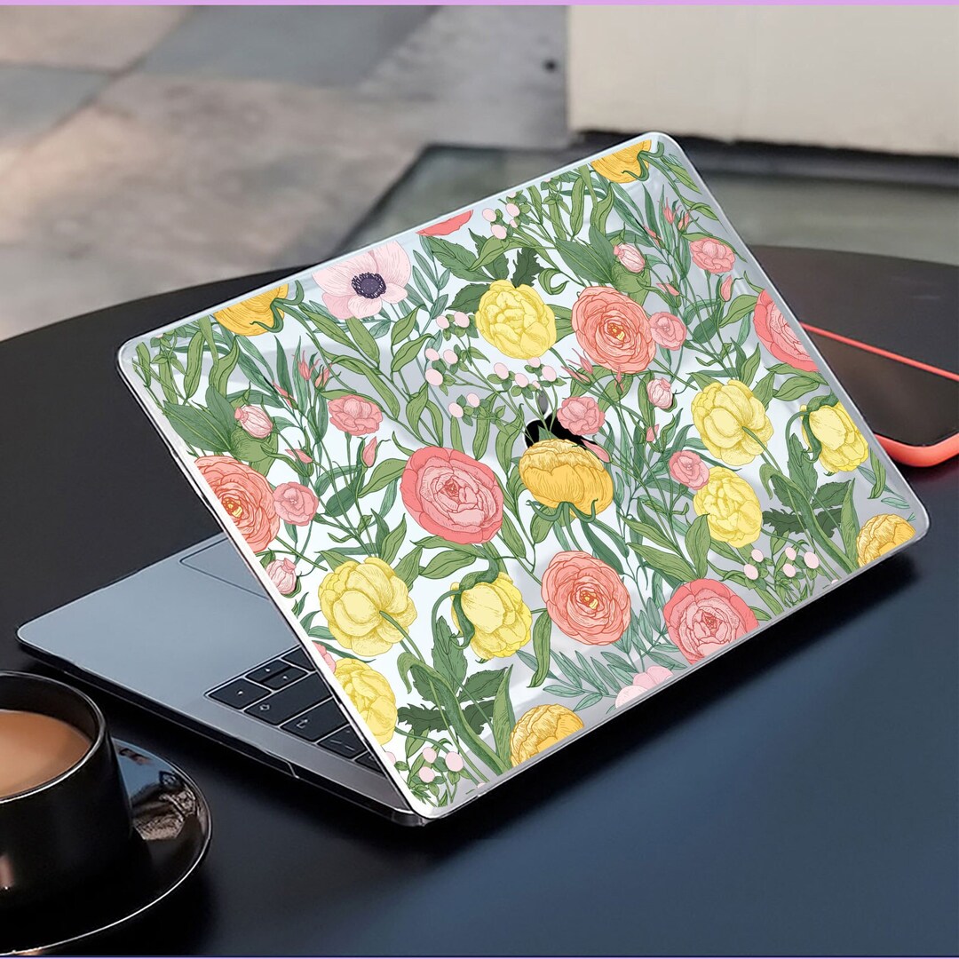 Summer Flowers Case for MacBook Air 15 2023 Aesthetic Floral Etsy UK