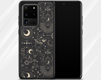 Sun Moon Case For Samsung S22 Ultra Galaxy A03S Samsung Galaxy A52 Case For Samsung A32 A13 Celestials Case For Samsung S21 FE 5G T18