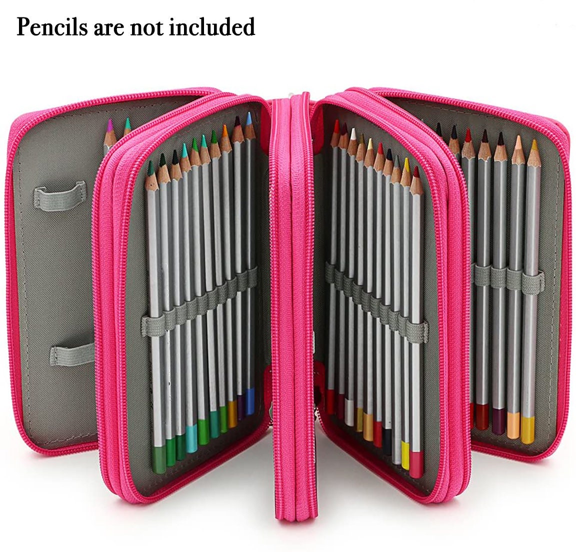 Stationery Pal Pastel Prism Pencil Pouch - Gray