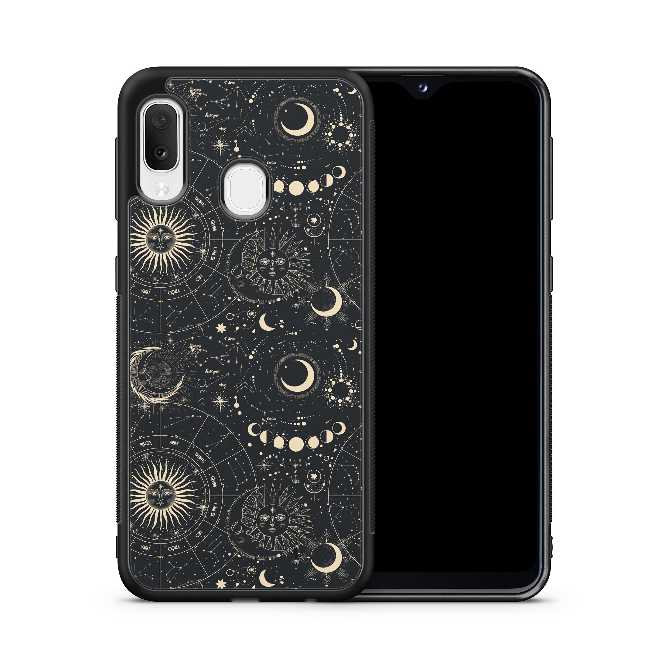 Funda Forcell Carbon iPhone 15 Pro Silicona Negra