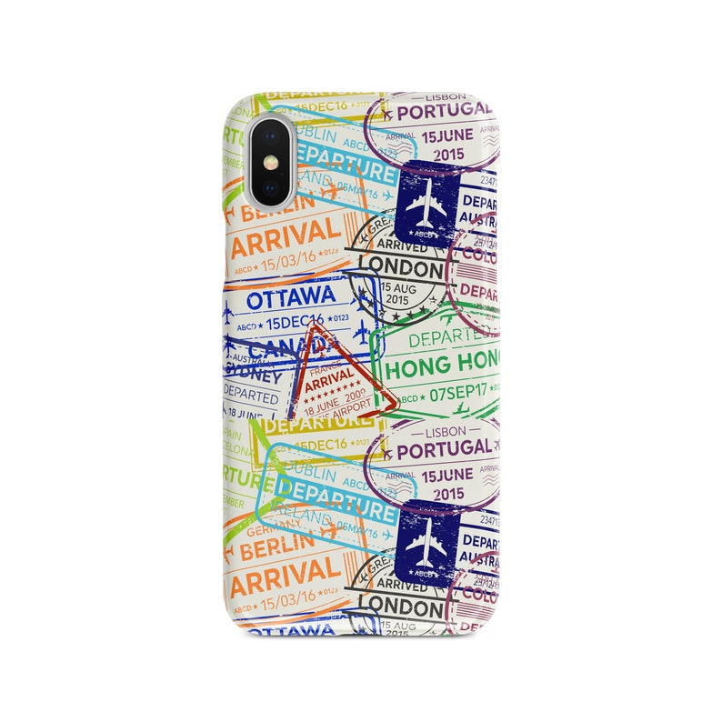 Passport Stamps Case for Iphone 12 Case Iphone 11 Pro Max Case Etsy