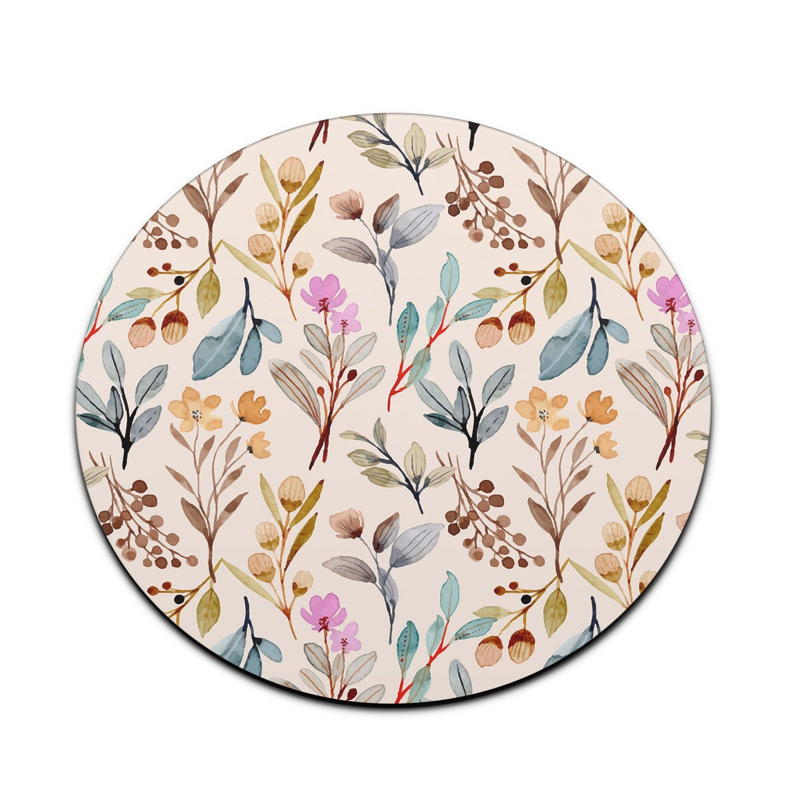 Mouse Pad Wild Flowers Mousepad Office Decor for Women Men Etsy