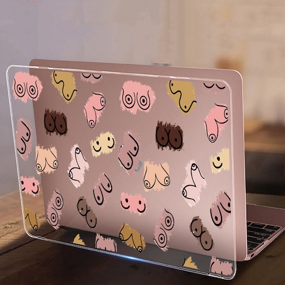 2in1 Creative Cute drawing Case For Macbook M2 Air 15 M1 13 Pro 16 14 11 12  inch