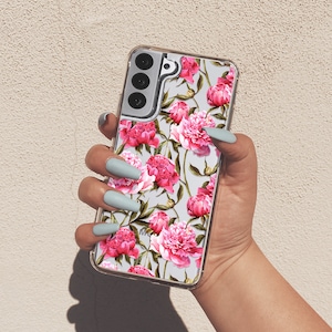 Peonies Case For Samsung A32 Galaxy A52 Pink for Galaxy A01 Flowers For Galaxy S24 Samsung A54 Case For Galaxy a42 Samsung S23 Ultra U253