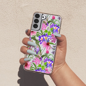 Spring Flowers Case For Samsung S24 Galaxy A25 5G Galaxy A01 A14 fits Galaxy Note 20 For Samsung Galaxy s21 Case For S23 FE Samsung S22 U504