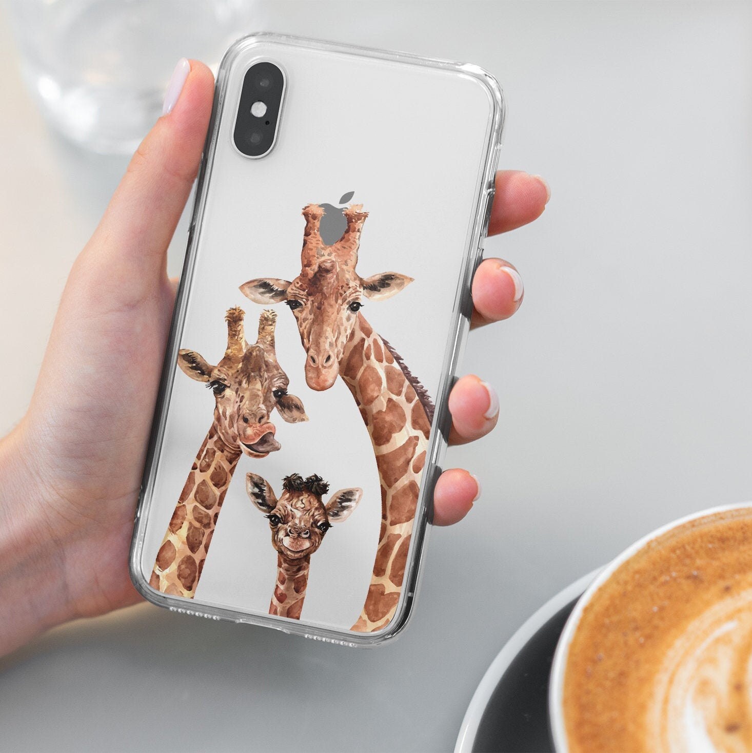 Giraffe Family Case For Iphone 13 Pro Max Iphone 14 Pro Case Etsy 日本