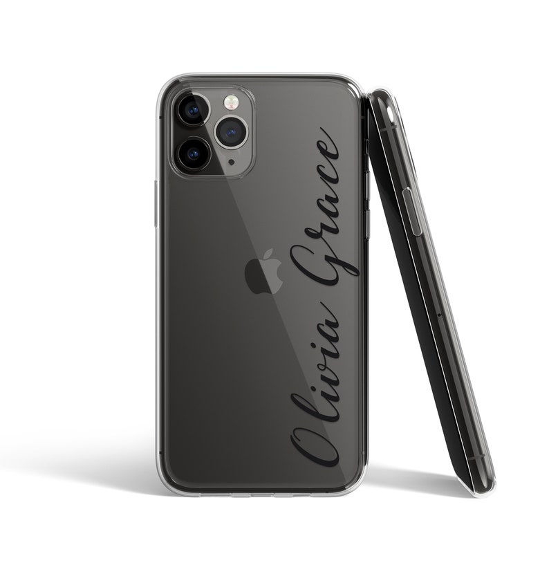 Personalized iPhone 12 Case Poppy Flowers Name 12 Mini Case iPhone XR Case iPhone SE Case Handwriting iPhone XS Max Case 11 Pro Case U229