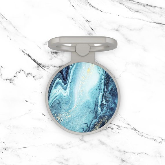 Phone Holder for iPhone Ring Stand Blue Marble Holder Ring Grip iPhone Ring Case Finger Ring Holder RH4 Etsy UK