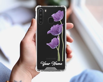 Tulips Case for Samsung A42 5G for Galaxy A52 Case for Galaxy S22