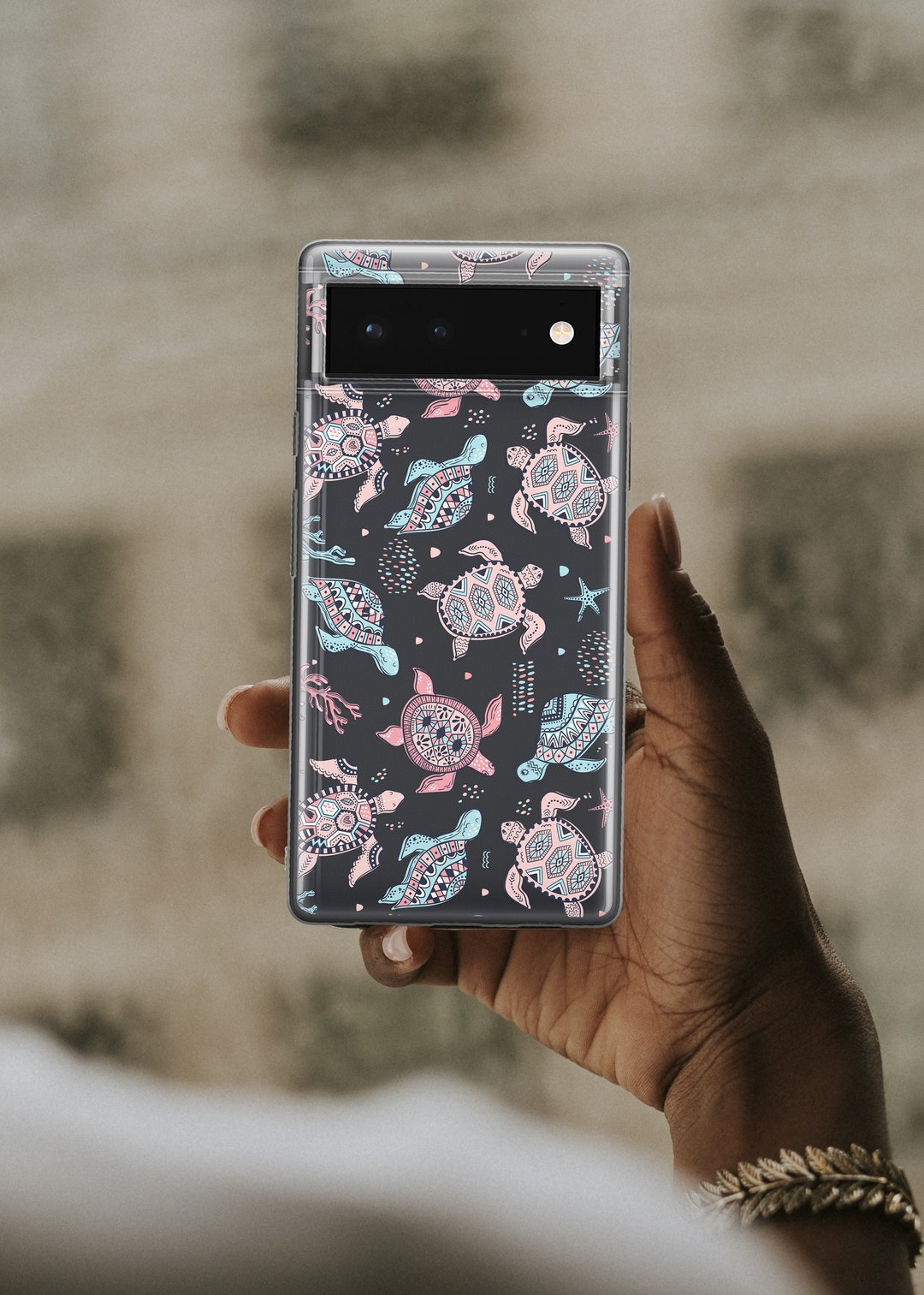Turtles Shell Cover Turtles Case for Google 8 Pro Pixel 9 XL Pixel 5a 5G Tropical Case for ...
