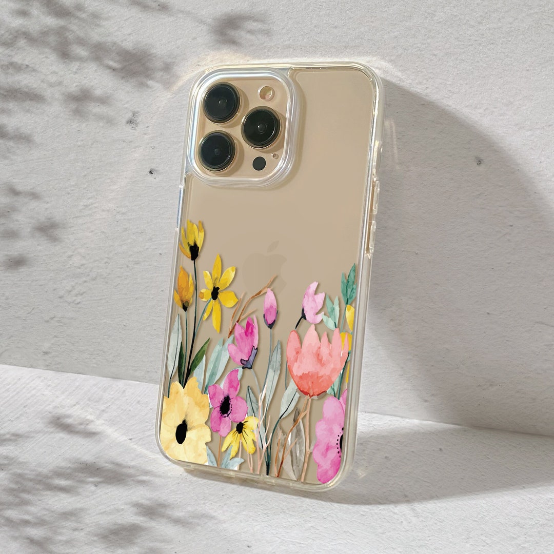 Spring Flowers Case for iPhone 15 Pro Max 14 Plus 13 Pro 12 Etsy