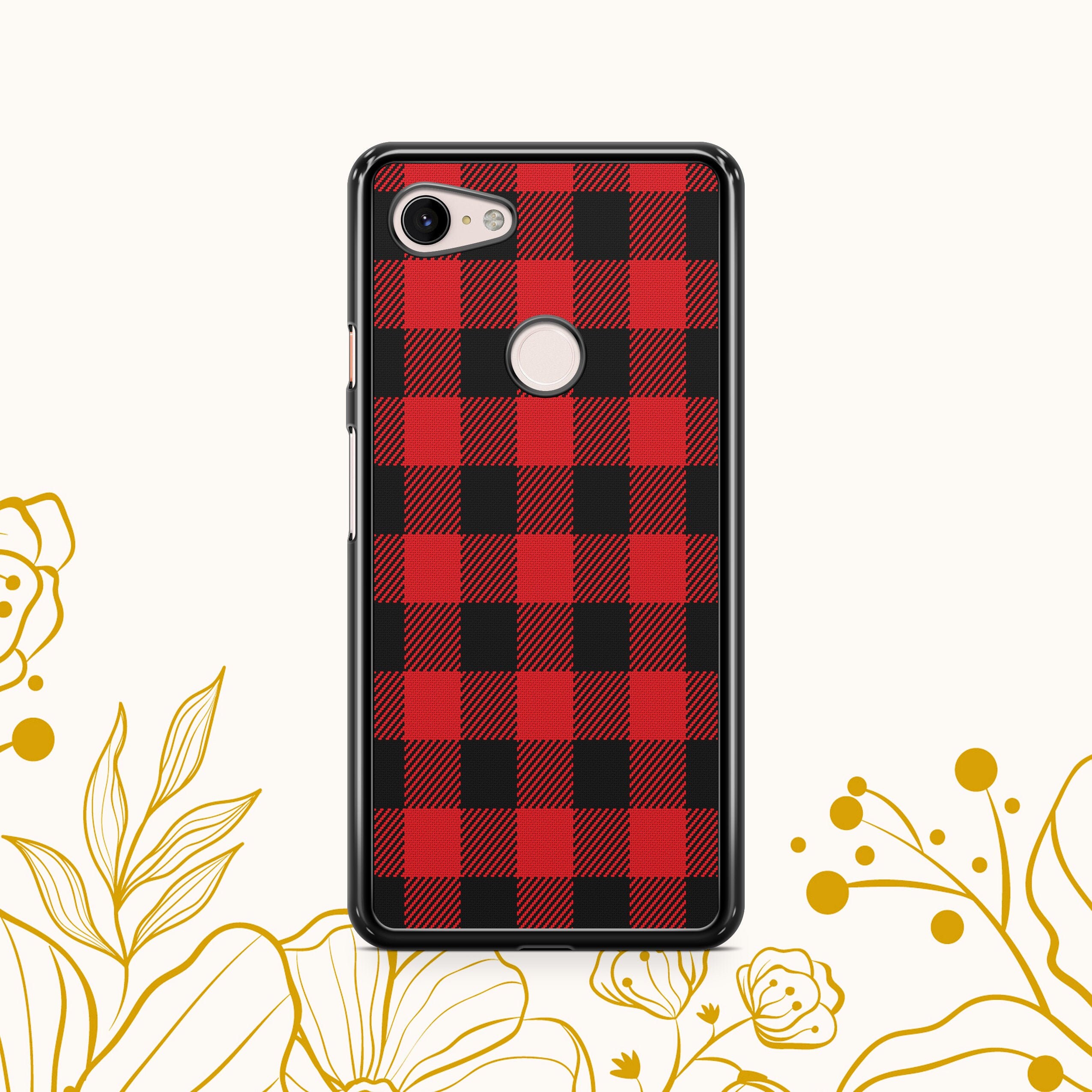 Red Plaid Case For Pixel 5 Case Google 
