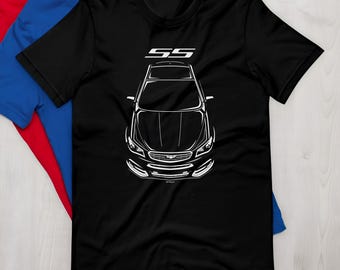 Chevrolet SS 2014 2017 T shirt Chevrolet SS Shirt Apparel Clothes Car Enthusiast Gifts Cars Gift Racing Shirts Car Tees